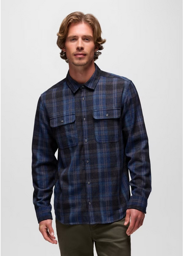 prAna Men's Asgard Hooded Flannel Shirt